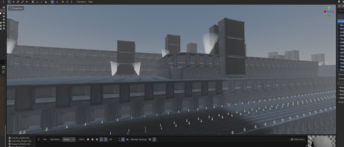 Trapalva's tweet photo. Experimenting with second map. Reminded me of a certain painting....
#gamedev #godot https://t.co/O2QzjONKFh