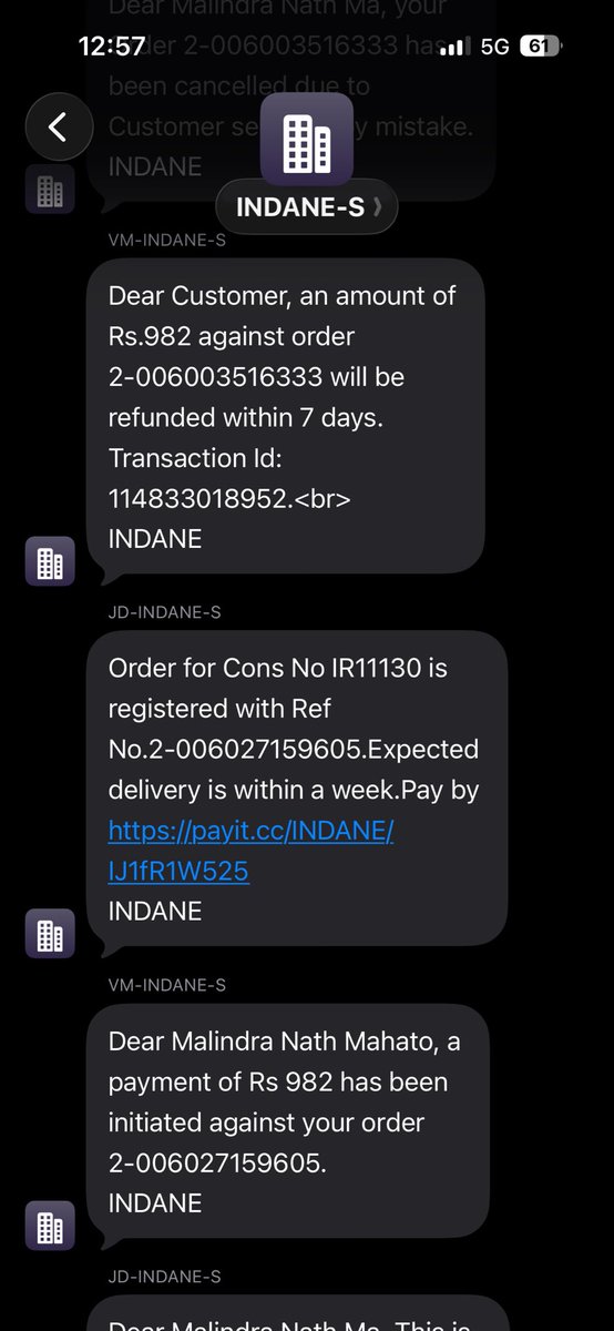 rahuldevm02's tweet photo. @IoclJharkhand @IndianOilcl मैंने 18 सितंबर को गैस की बुकिंग कराई थी ,ऑनलाइन पेमेंट भी कर दिया था पर मुझे गैस उपलब्ध कराने के बजाय मेरा बुकिंग कैंसिल कर दिया गया । मेरे घर में गैस खत्म हो गई है खाना नहीं बना पा रहे हैं , आज ही दोबारा बुकिंग कर ऑनलाइन पेमेंट https://t.co/sHFkerd39y