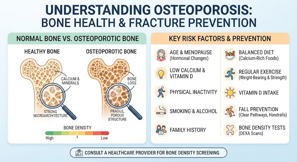 reflectonew's tweet photo. Osteoporosis is often called the "silent disease" because it progresses without noticeable symptoms until a fracture happens. 🦴 Learn what causes bone density loss and how you can protect your skeletal health:

Read the guide: https://t.co/OUbZf93tYX

#BoneHealth #Osteoporosis https://t.co/4Ss1B10hNQ