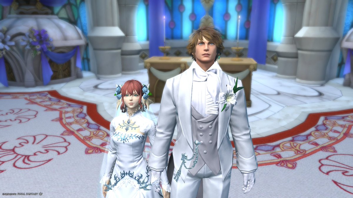 ya05260523's tweet photo. リアル嫁のななろくとFF14でエターナルセレモニーを挙げることができました！僕たち2人の為にたくさんのFCの方が来てくださって本当に楽しかったです✨
KHのコスプレも大成功でしたw
#FF14 #エターナルセレモニー https://t.co/Fv7PSiJfhg