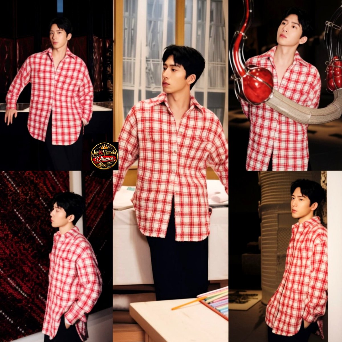 joyandvictoriaT's tweet photo. 🔴 #JINGBORAN FOR CHANEL AUTUMN/WINTER 2026–2027 🍁✨
​#JingBoran radiates contemporary sophistication in Chanel’s newest winter tailoring visuals!
​🔹 Outfit: Crimson plaid luxury outerwear from Chanel AW26/27
🔹 Styling: Structured silhouette with refined modern layering
🔹 Aesthetic: Deep red tones, heritage textile, & effortless sartorial charm
​Pure sartorial perfection from the house muse! 🖤
​#JingBoran #井柏然 #Chanel #CDramaNews #Fashion #MaleFashion
