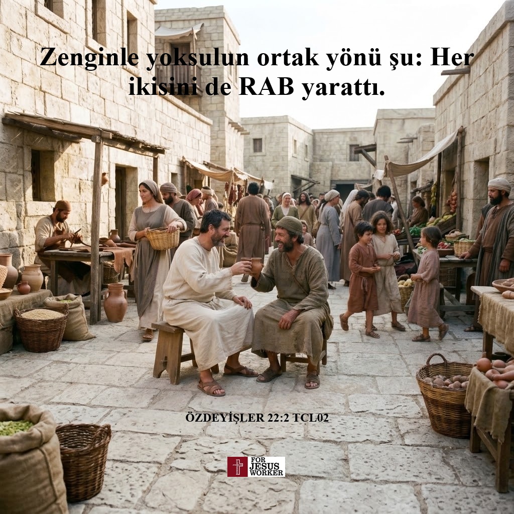 JMIRONWORKER's tweet photo. GÜNLÜK RUHSAL EKMEĞİMİZ 
ÖZDEYİŞLER 22:2 TCL02 " Zenginle yoksulun ortak yönü şu: Her ikisini de RAB yarattı. " https://t.co/wHH70oRW83