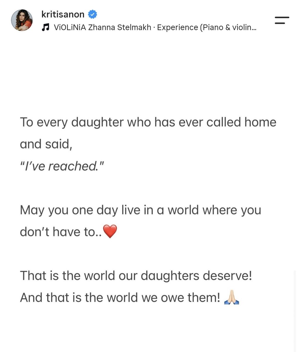 KritisUniverseX's tweet photo. Let her walk. Let her dream. Let her travel. Let her exist freely.
Not with fear. Not with precautions. Not with a phone call saying, ‘I’ve reached.’
Just freedom. Just safety. Just life. ❤️✨

More Power To Krits ❤️ https://t.co/1uEEwFUrgP