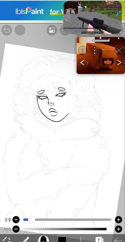 kokito_clark's tweet photo. Dibujando a la mejor fukin guardiana del dedsafio 

(Te amo Beerenice🐑)
#dedsafíofanart #Dedsafío4 https://t.co/I7BGWw35ug