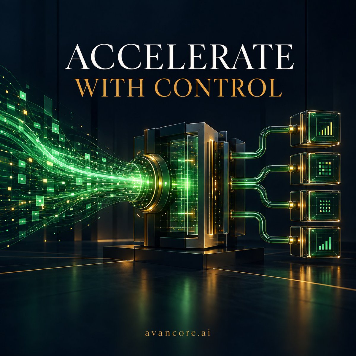avancoreai's tweet photo. AI can accelerate implementation. Choose the unit of work carefully.

Too large, and complexity moves faster than you can see or govern it. Small, measurable units give you speed, visibility, and the confidence to scale.

Accelerate with control. — https://t.co/6COGpd1XQd https://t.co/Yyhir7ZH5R