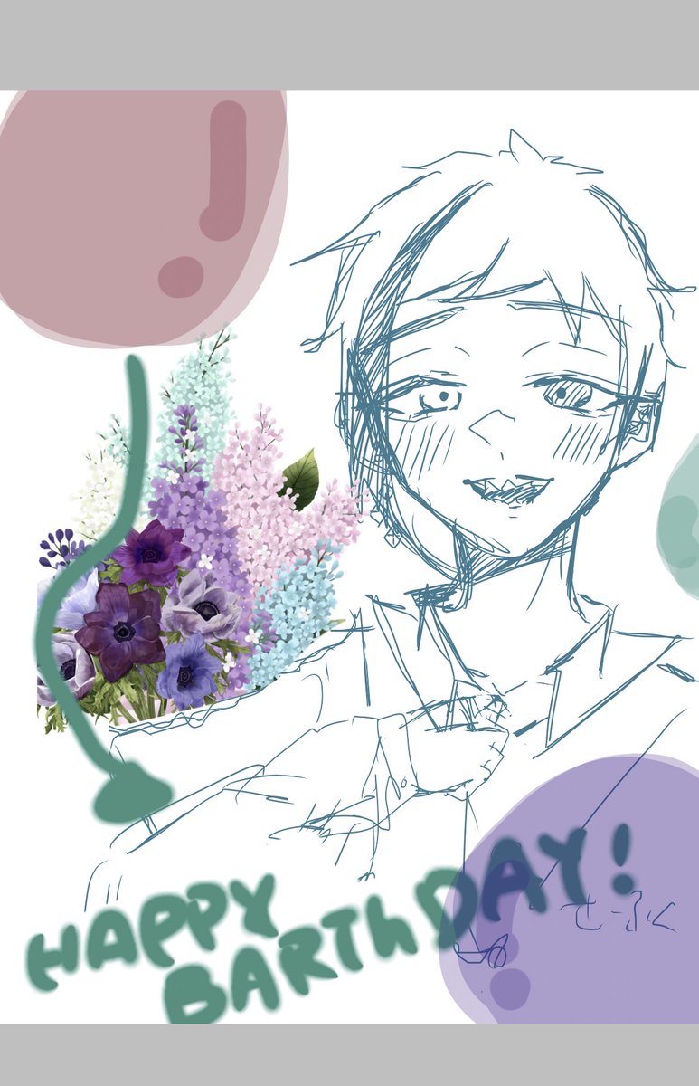 Oh9sM's tweet photo. 構図雑魚すぎて今これ
まずまず描き始めるの早すぎだしスペル間違えてるしなんなんですか😭😭😭 https://t.co/IWjJ5Y6NQU