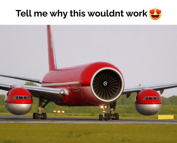 Greatt19d's tweet photo. The Airlines companies rejected my idea 😂 https://t.co/ZjsO4bOSSA
