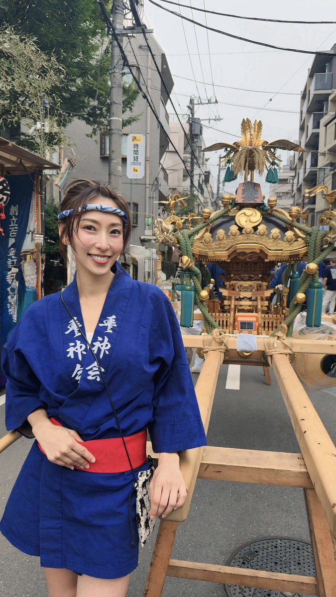 812miku's tweet photo. 今年も神輿に行けた♡ https://t.co/JQzpguhCVO