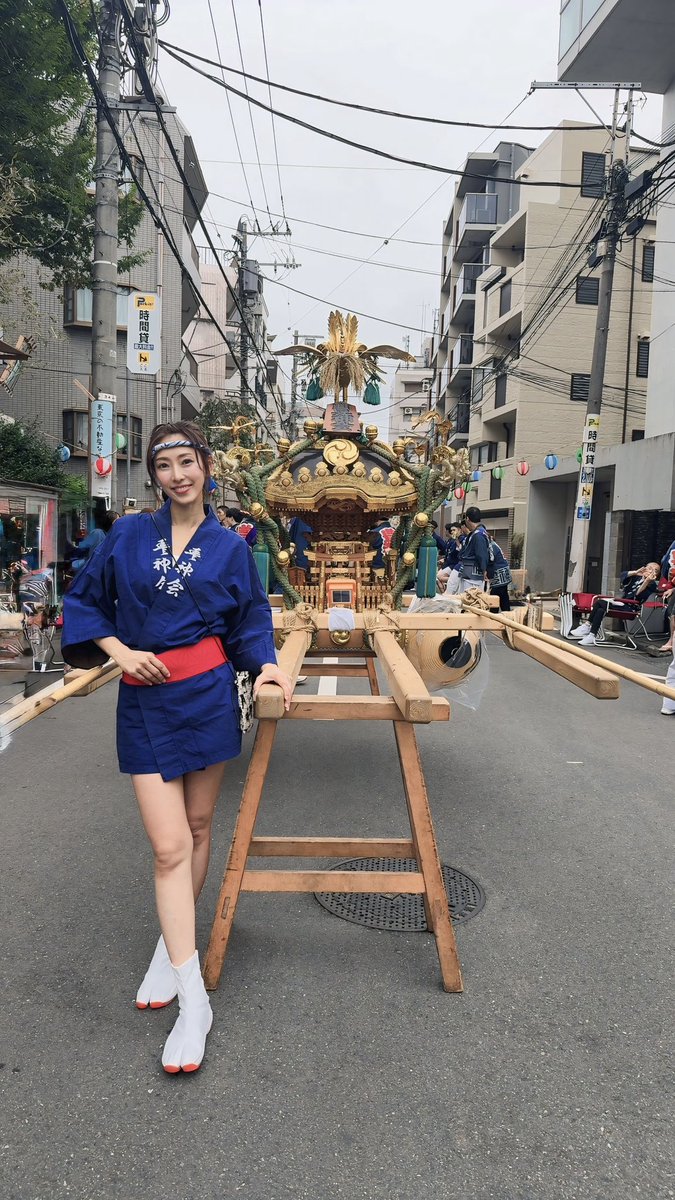 812miku's tweet photo. 今年も神輿に行けた♡ https://t.co/JQzpguhCVO
