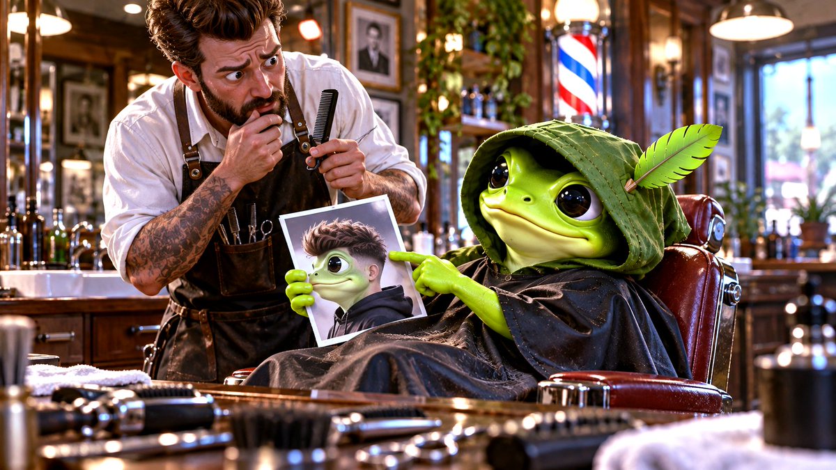 Frog_In_Hood's tweet photo. Let’s try something new.

$FIH morning. 🐸🪶☕️ https://t.co/ktwzbP7tET