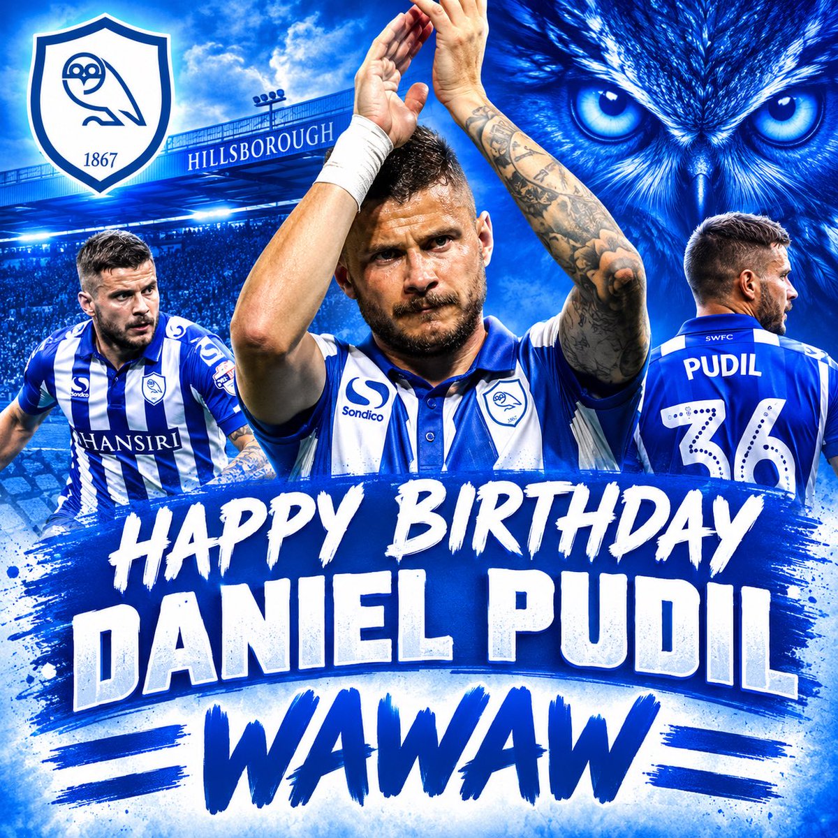 WAWAW_FBGROUP's tweet photo. Happy birthday @Pupik33 💙🎊🎁

Have a fantastic day! WAWAW 🦉🦉🦉 https://t.co/sTfH6RH4vM