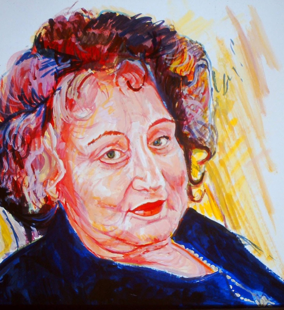 WilmaBulkinMD's tweet photo. My Artists Friends 1997 . Wilma’s Art. Watercolor Portraits #artist https://t.co/4dTSx58Gic