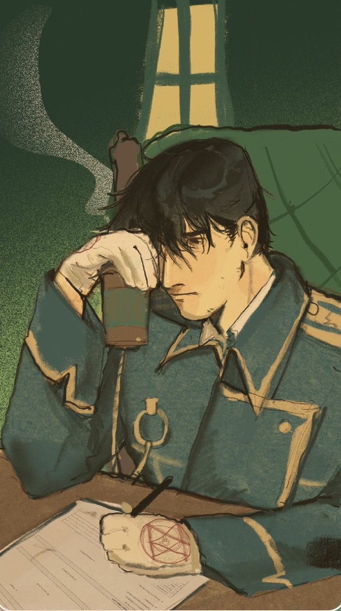 _Naasog_'s tweet photo. I feel you Roy Mustang…
#FMA https://t.co/4yK8c5S1Ul