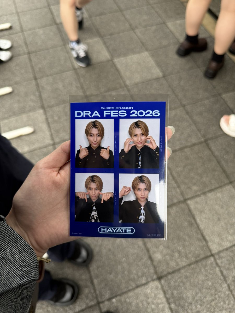 __mn68's tweet photo. SUPER★DRAGON スパドラ ドラフェス 2026
FCブース 4CUT PHOTO 交換 継続特典

【求】ジャン海渡
【譲】飯島颯

本日手渡し交換or後日郵送

お気軽にお声掛けください🙇🏻‍♂️ https://t.co/4aQ6LYlJOy