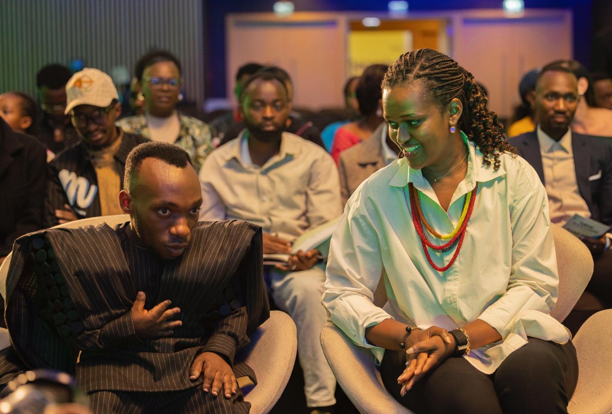 RwandaYouthArts's tweet photo. MoS @XandrineUmutoni commended Kagarara for adding a new title to the many through which people have come to know him: author.

More importantly, she highlighted the significance of Kagarara choosing to tell his own story, in his own voice, rather than allowing others to define his experience for him.

“Ntabwo bihagije kuvuga ko duha agaciro abantu bafite ubumuga. Bigomba kugaragarira mu bikorwa byacu.

Umwana ufite ubumuga ntagomba guhishwa mu rugo kubera gutinya icyo abantu bazavuga. Agomba kujya ku ishuri, gukina n’abandi, guteza imbere impano ze, kugira inzozi — kandi akamenya ko na we afite umwanya muri sosiyete yacu.” - MoS @XandrineUmutoni