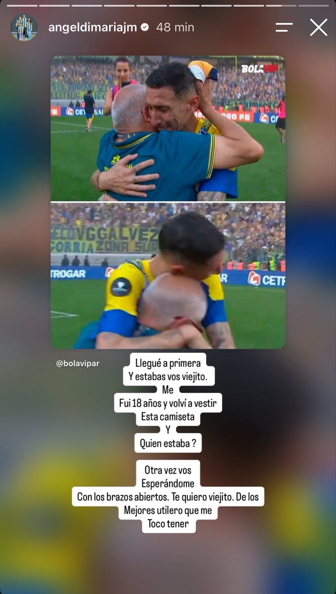 Desadeltw's tweet photo. Le dedica una historia al utilero. No se olvida de ninguno, es el más grande. https://t.co/8TOREdSnws
