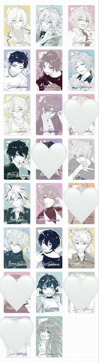 m_cry_baby's tweet photo. 【交換/譲渡】あんスタ 漫影流光 クリアカード キャラカード

(譲) 英智.○渉.桃李.○弓弦.○真緒.奏汰.☆日和.☆茨.☆みか.☆晃牙.○維吹.☆司.☆泉.☆凛月.嵐.☆エス.☆ライカ

(求) 夏目1 、 かかった金額+送料

各1box代行依頼予定

・郵送、キャラ毎のお譲り
・品代のみ先払い(銀行振込のみ)

→ https://t.co/pZy3vDNc0R