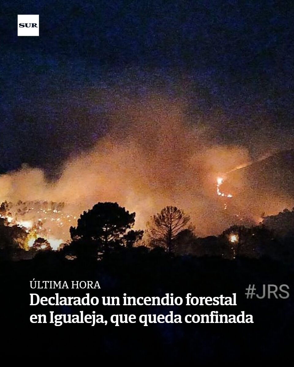 DiarioSUR's tweet photo. Declarado un incendio forestal en Igualeja, que queda confinada. Ante la evolución de las llamas se ha activado la fase de emergencia, situación operativa 1, del Plan Infoca que ha movilizado a 140 bomberos y medios aéreos. https://t.co/w47VmN1Ymi