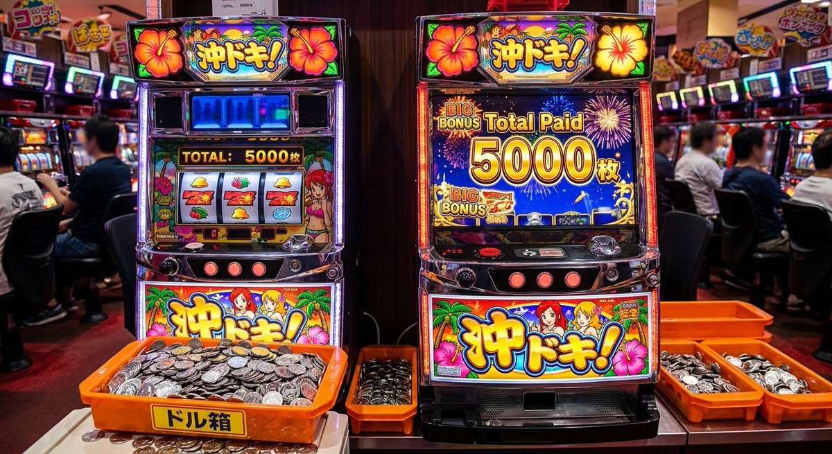 kingpoo7777's tweet photo. こんな沖ドキあったっけ？w
スロット打ってるときと、ゆたち配信見てると嫌なこと忘れられる😊
#岬ゆた。 https://t.co/5wQirLVLQ6