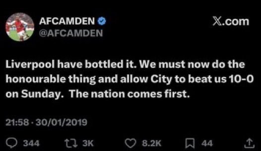 ar16015's tweet photo. This fanbase have no shame and self awareness. Bunch of clowns who live in their own little bubble. https://t.co/M5AARfcxcD