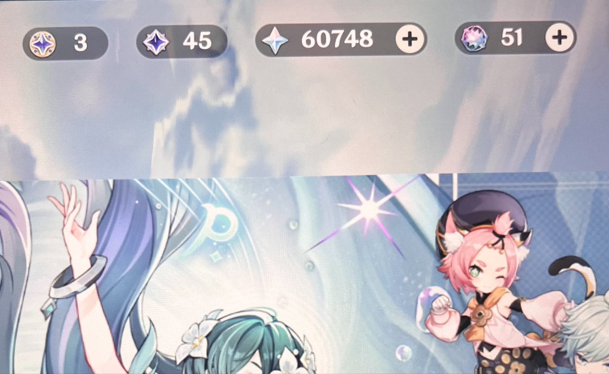 saihating's tweet photo. @sharkbait_sja my completely f2p savings lol https://t.co/kWGYNt9tAd