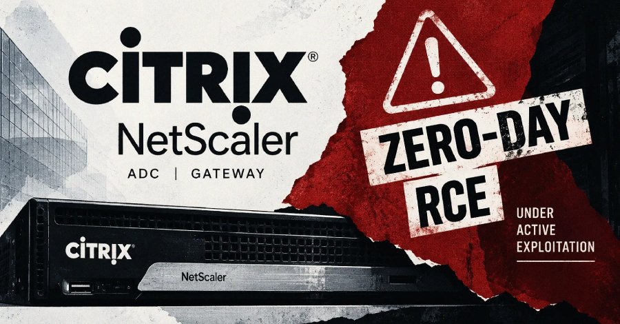 TheHackersNews's tweet photo. ‼️ WARNING — Citrix NetScaler is facing two unpatched RCE 0-days under active exploitation.

Researchers at watchTowr say the flaws are being exploited in the wild. Citrix has not confirmed them or released a patch, affected-version guidance, workaround, or indicators of compromise.

What defenders should know now: https://t.co/12vsIOYaWc