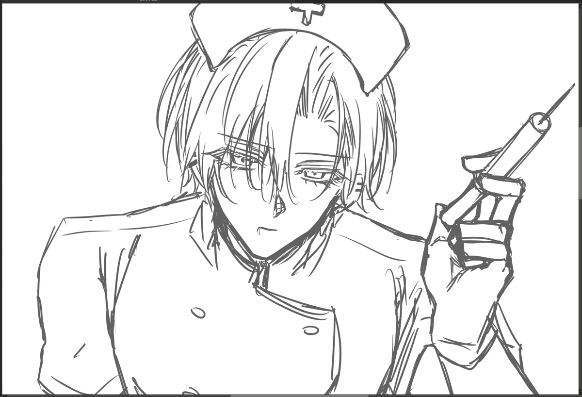 blackcoffee_01's tweet photo. ラフです（ケツたたきの為に置いています） https://t.co/Nqs45cfUMi