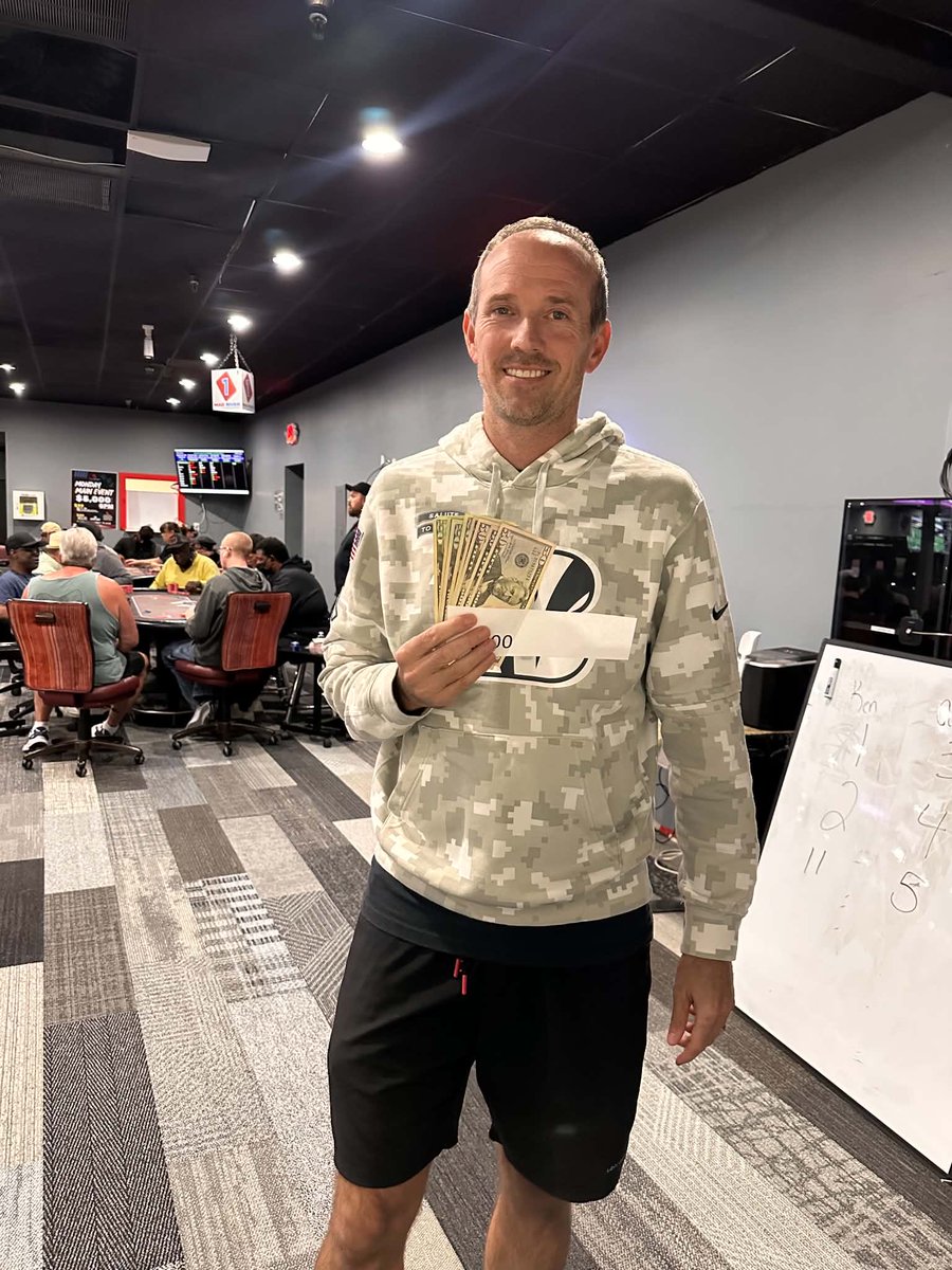 mad_river_poker's tweet photo. ๐ฐ Some of our Mystery High Hands winners from yesterday! We gave away $10,000 in high hands yesterday! Keep your eyes peeled for our next high hand day! Congratulations to all the high hand winners!
#DaytonPoker #Poker #HighHands #LiveAction #LiveAction #CashGames https://t.co/fB34T7ChYi