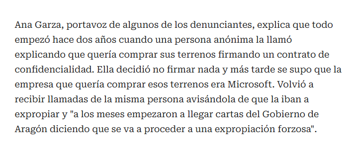 picaraza_'s tweet photo. "La propiedad es sagrada" cuando se trata de expropiar viviendas a especuladores y rentistas. Ahora bien, cuando el lobby de los centros de datos se encapricha de unas tierras, ahí está la mano invisible del mercado para acosar y expropiar a quien no quiera vender. https://t.co/IIeRXuB8kr