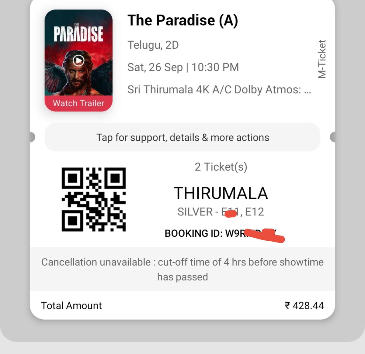 nrs6699's tweet photo. Night #TheParadise Movie chusa, what a Trauma 
హింస లేకుండా 5 minutes story kuda ఉండదు 

Aa 2 songs and Nani kosam movie ki velthe Continues Torcher..
Aa songs kuda movie lo kanna phone lone bagunnai https://t.co/8p8Kcco6mk