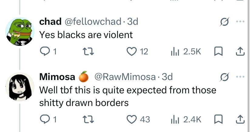 Yusufvewi's tweet photo. @RawMimosa Ain't this you?? And when black people respond in the same way you mfers bitch and moan https://t.co/eLspoMl58v
