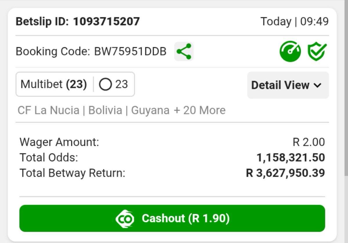 ArnoldHlubi's tweet photo. Betway straight wins 

Try your luck!!!

#Betway https://t.co/fIrkGm9Bkr