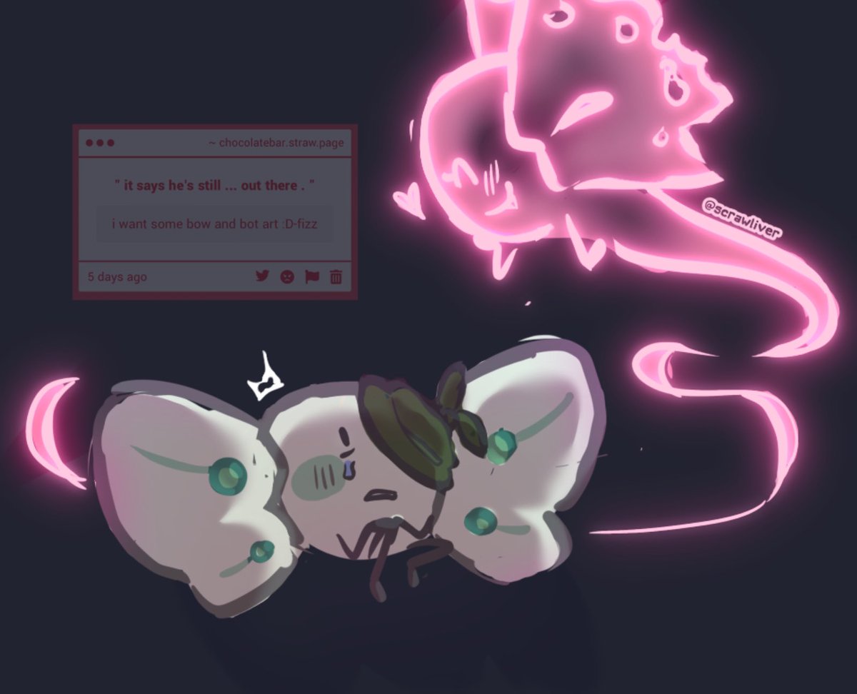 scrawliver's tweet photo. hi bowbot fans ( ˘ ³˘)💙 #inanimateinsanity https://t.co/pvHRNMZzoQ