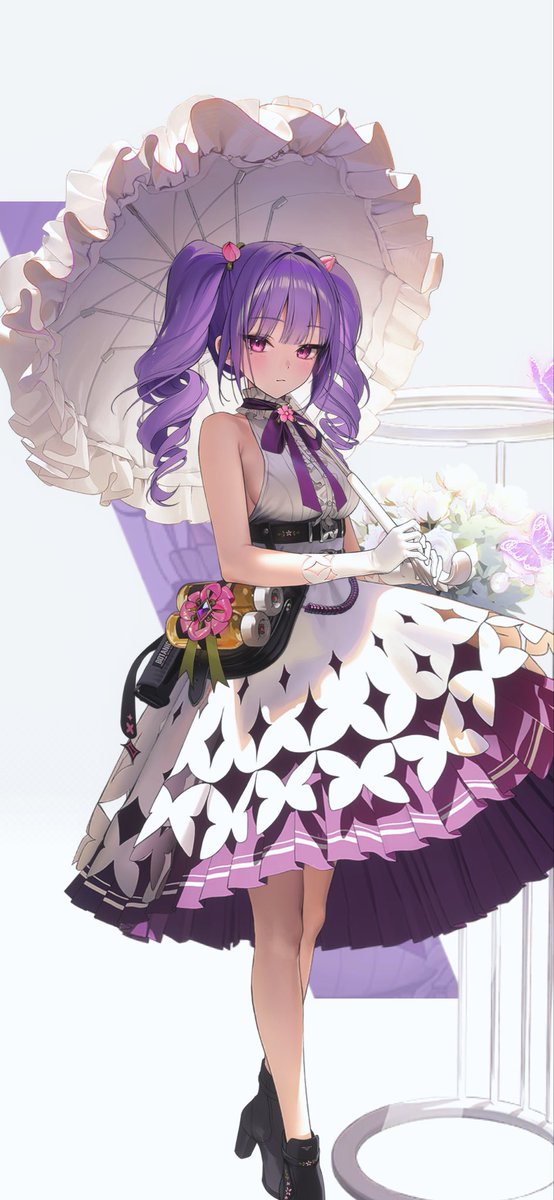roueSky_89's tweet photo. ちなみにフローラは普段はこんなお清楚な格好してて、バニーガールは課金衣装なんです
あとソラも可愛いから見て（2枚目） https://t.co/v1gdhT7Zgk