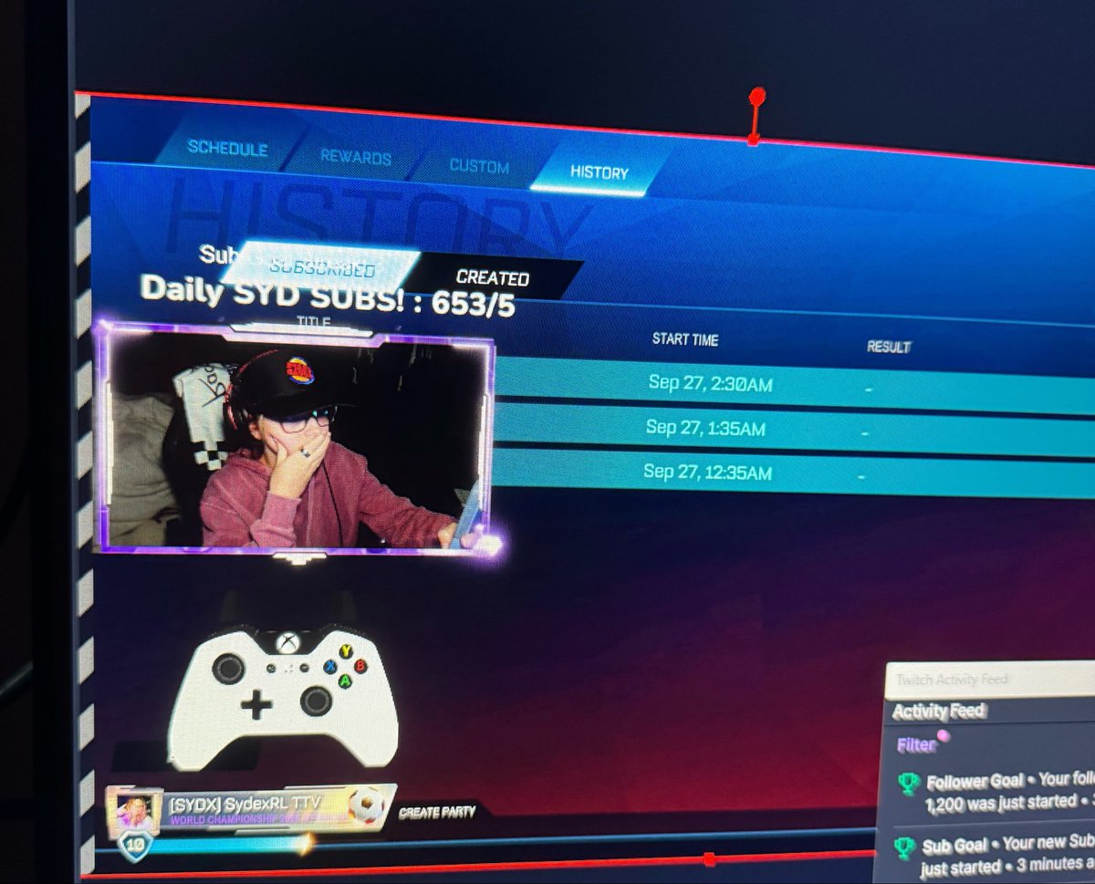 ItsSydex's tweet photo. Just ended the most amazing stream of my career ending with a LEVEL 22 HYPETRAIN?! I appreciate each and every person that was in this stream and I am so grateful for all of the love and support 🥹. I’m genuinely speechless. (1/2) https://t.co/pxE9B0Qn1W
