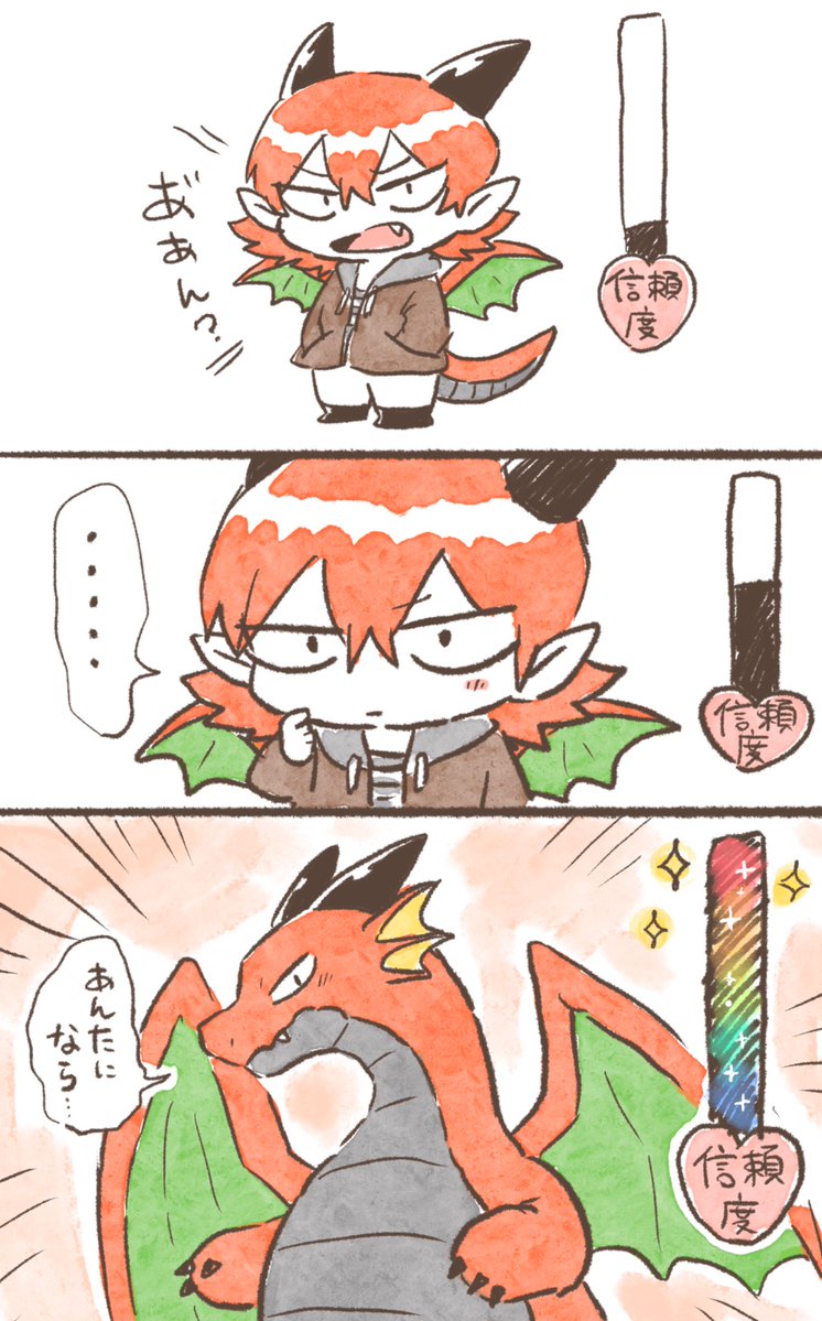 hotathino_'s tweet photo. 信頼した相手にしか本当のぽよんぽよんボディは見せない西洋竜さん https://t.co/348RhSZldH