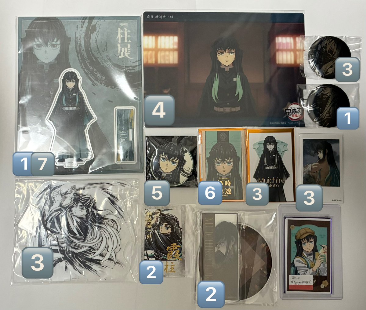Ayapan40226832's tweet photo. 【交換/譲渡】鬼滅の刃 WEBSHOPくじ ufotable 缶バ アクスタ
譲：画像①〜④時透無一郎ほか
求：①②定価、③④300円

郵送のみ、2点〜
⚠️画像①②は記載数を④③より抱合せお願い致します(記載ないものは抱合せ無し)
まとめて、抱合せ任意の方優先致します

検索：ナンジャ柱展全集中展冨岡義勇煉獄 https://t.co/1sOPwz0jCe