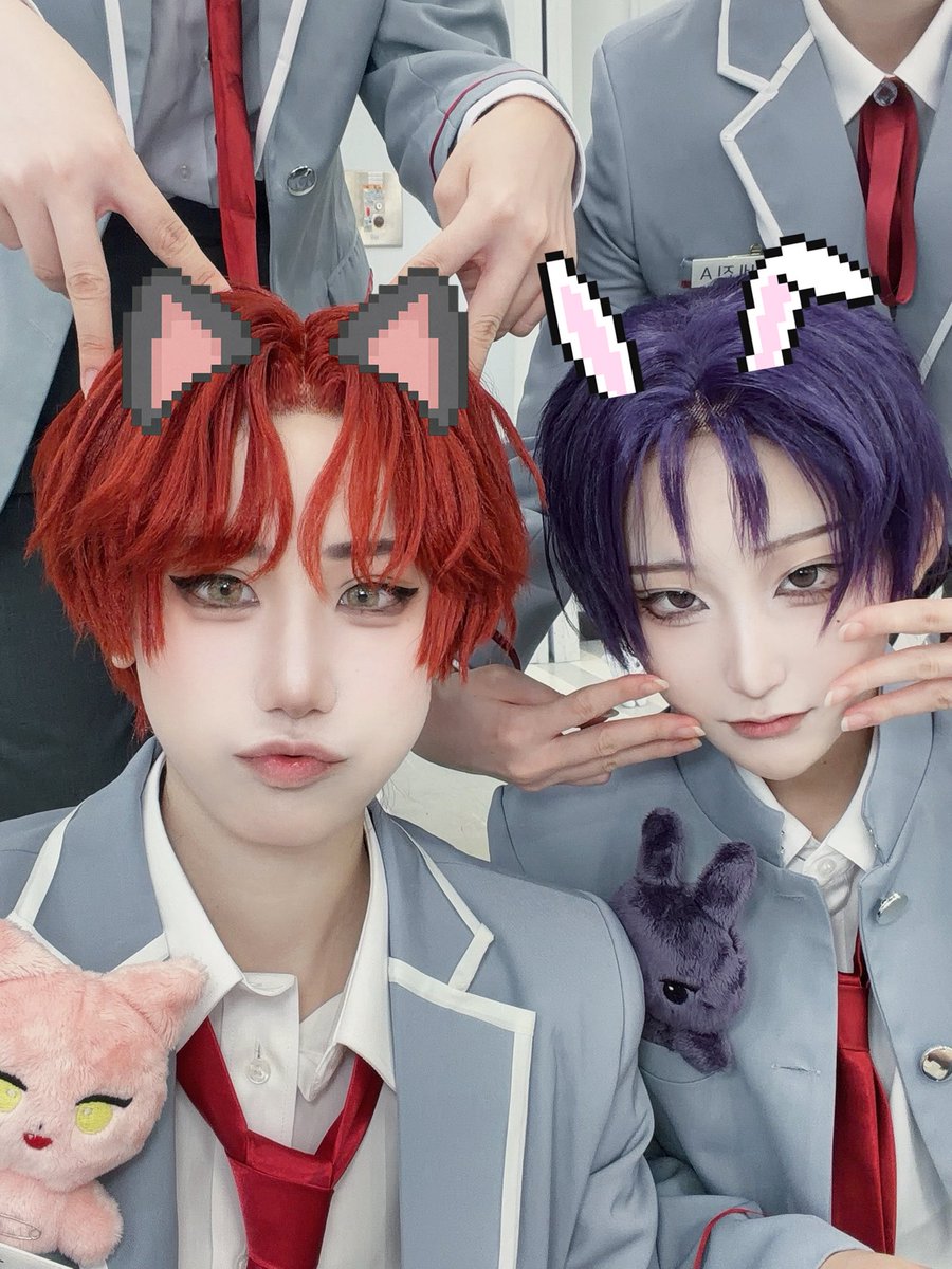 mitu_tm00's tweet photo. 🐱×🐰°・*:.。.☆

 #데못죽 https://t.co/BwVtDjTJAK