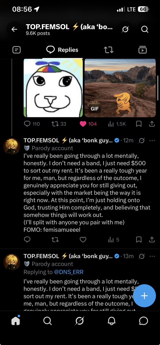 Topfemsol's tweet photo. @DNS_ERR I think my main account is under a serious shadow banned kindly please I’m using my backup account to post this 
@DNS_ERR https://t.co/rJ62HvTaK6