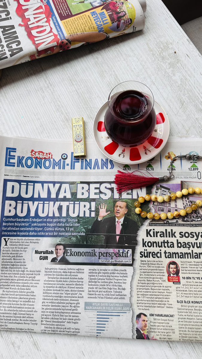 mreyavuz's tweet photo. Ne varsa eski adamların alışkanlığında var.
Pazar sabahı gazetesi 📿 ☕️ https://t.co/k2Fm5bO8Sy