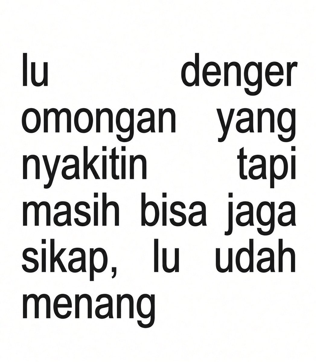 anggarasamvdr's tweet photo. Kadang gaperlu menang debat atau buktiin apa-apa, lu masih bisa jaga sikap ketika lu dijahatin aja lu udah MENANG https://t.co/P9qjC67mqB