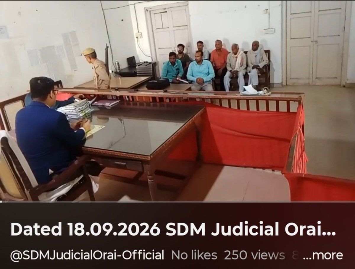 NaukarshahiGems's tweet photo. >Bro is IAS Rinku Singh Rahi, SDM Judicial Orai
> Earlier people used to stand while hearing, he arranged chairs for them to sit while waiting for their turn 
> Uploads daily court proceedings on youtube to maintain complete Transparency in work 
> Explains issues properly to litigants and treat them respectfully. 

He has written I.A.S  I Am Servant in his bio. 

His own IAS fraternity hates him for being so honest and Transparent.