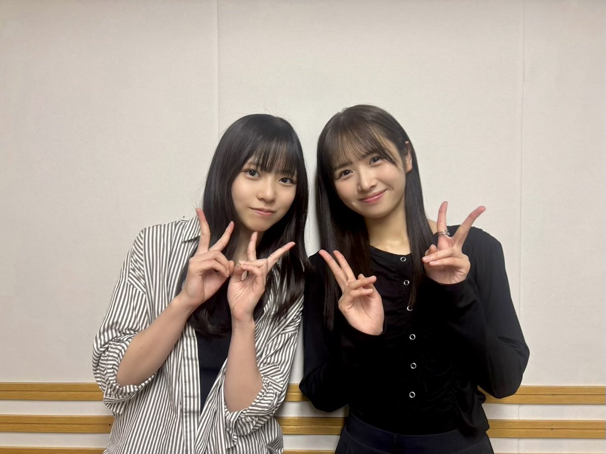 hinatazaka46's tweet photo. 本日9月27日(日)18:30～
文化放送「日向坂46の『ひ』」レギュラー放送に

#上村ひなの #正源司陽子 が出演いたします📻✨

ぜひお聴きください☀️
https://t.co/muQbcP89xG

#日向ひ
#日向坂46 https://t.co/ObmbD0Ly2E