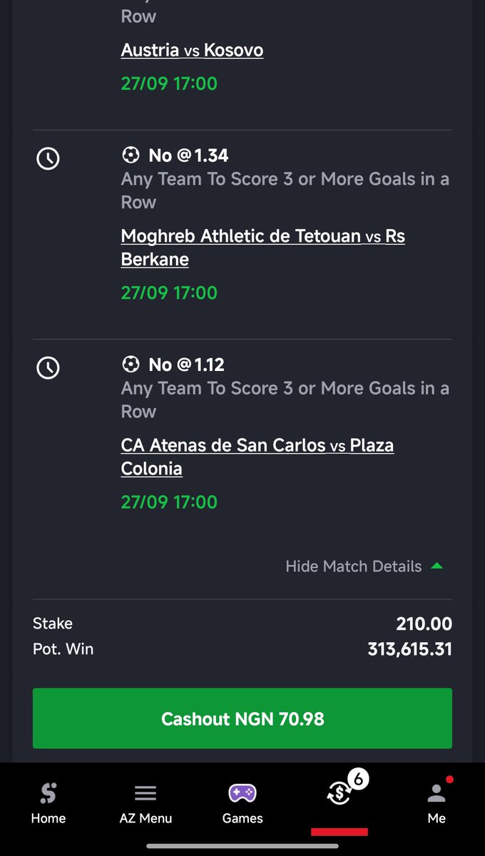 OdenwaBTC's tweet photo. I calm down select the best Any teams not to score three goals in a row 

1450 Odds 💨 UL7S3L

Let's do it again this Sunday 🍀 https://t.co/x6iBNdeV6Q