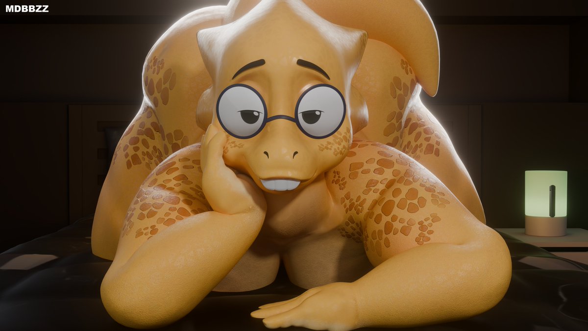 mdbbzz's tweet photo. A night with Alphys

model by @TwilightV0ids https://t.co/gZjOpkKfCq