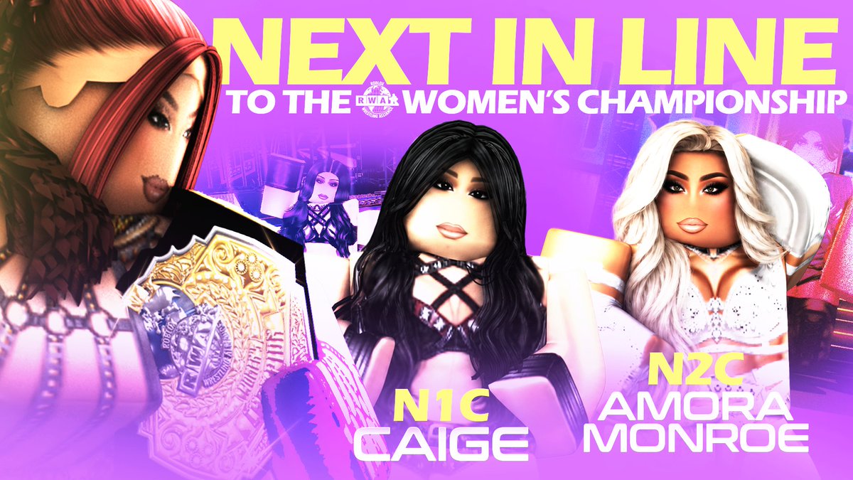 RWAMedia's tweet photo. NEXT IN LINE 👑

The road to @AprilMoneCEO's RWA Women’s Championship is starting to take shape with @hitachigirI & @TheAmoraMonroe sitting closest to the opportunity ahead of #RWAHavoc!

Who’s making the stronger case to be able to dethrone the C.E.O? 👀