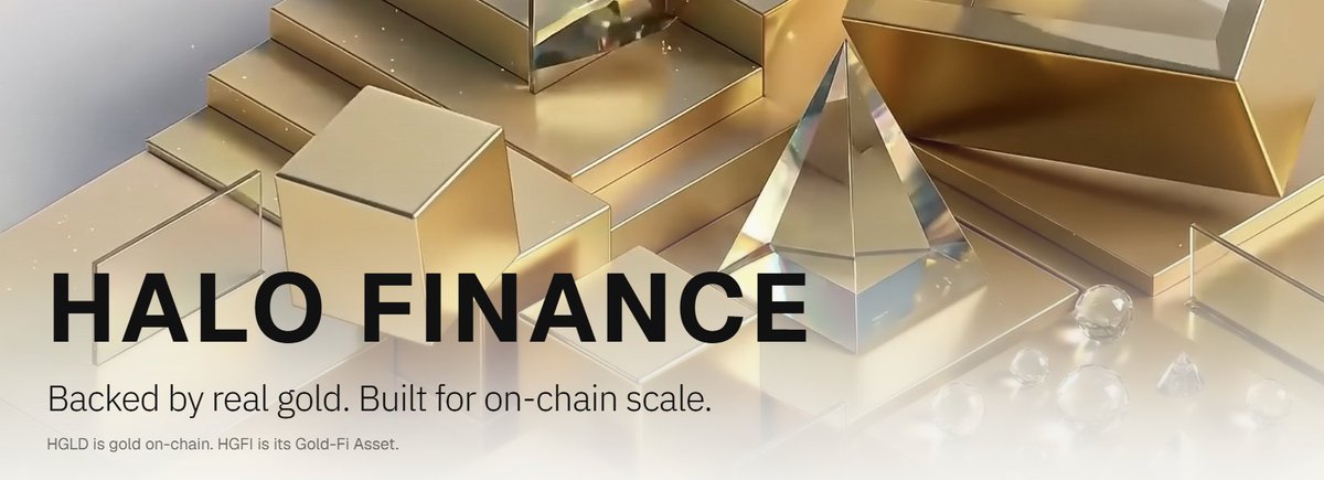 HALOFI_OFFICIAL's tweet photo. Halo Finance is a value-creation platform that unifies HGLD a physical gold-backed RWA token backed 1:1 by Bank Trust and A value-creation platform that connects HGLD with a gamified AI agent competitive trading arena, serving as HGLD’s volume and arbitrage engine. https://t.co/v53tEqriBu