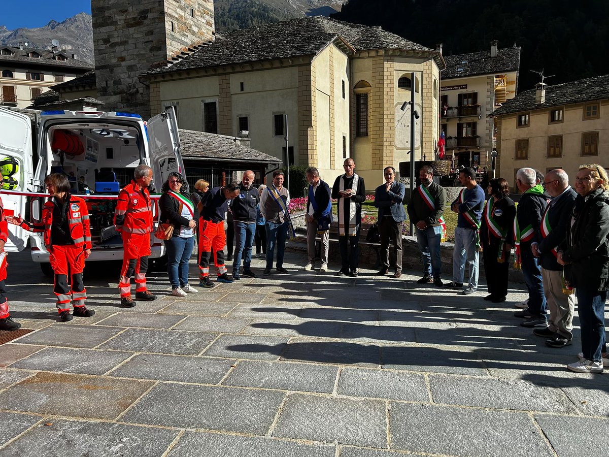 AnpasPiemonte's tweet photo. La Pubblica Assistenza #Anpas Sav Soccorso Alta Valsesia di #Alagna ha inaugurato, sabato 26 settembre, la nuova #ambulanza destinata al servizio di emergenza urgenza 118. Un investimento grazie al contributo di enti pubblici e privati.
https://t.co/om2fbF0RQ8 https://t.co/7mEFG7ksbE