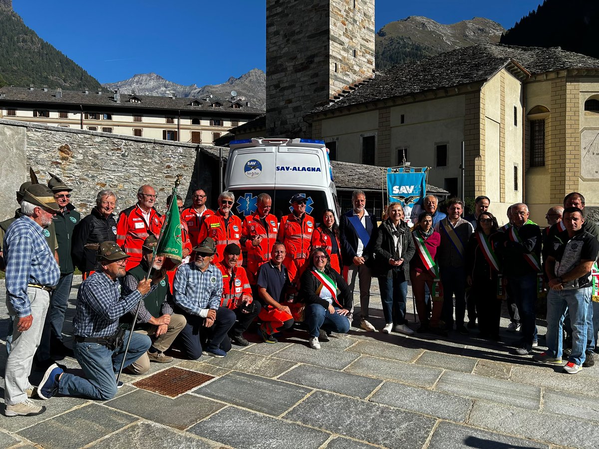AnpasPiemonte's tweet photo. La Pubblica Assistenza #Anpas Sav Soccorso Alta Valsesia di #Alagna ha inaugurato, sabato 26 settembre, la nuova #ambulanza destinata al servizio di emergenza urgenza 118. Un investimento grazie al contributo di enti pubblici e privati.
https://t.co/om2fbF0RQ8 https://t.co/7mEFG7ksbE
