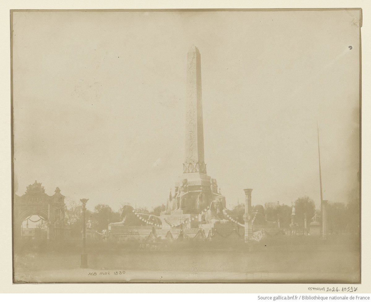 PhotoVoyages's tweet photo. 1850 🇫🇷
The Obelisk at Place de la Concorde, captured by pioneering French photographer Hippolyte Bayard.
A moment that survived. A city that changed. #OldParis #ParisHistory #VintageParis #FrenchHistory #HistoireDeFrance #ParisAncien #Patrimoine #PhotographieAncienne #France https://t.co/TQafLZCYXg